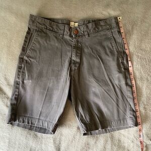 Men's Gray Casual Shorts